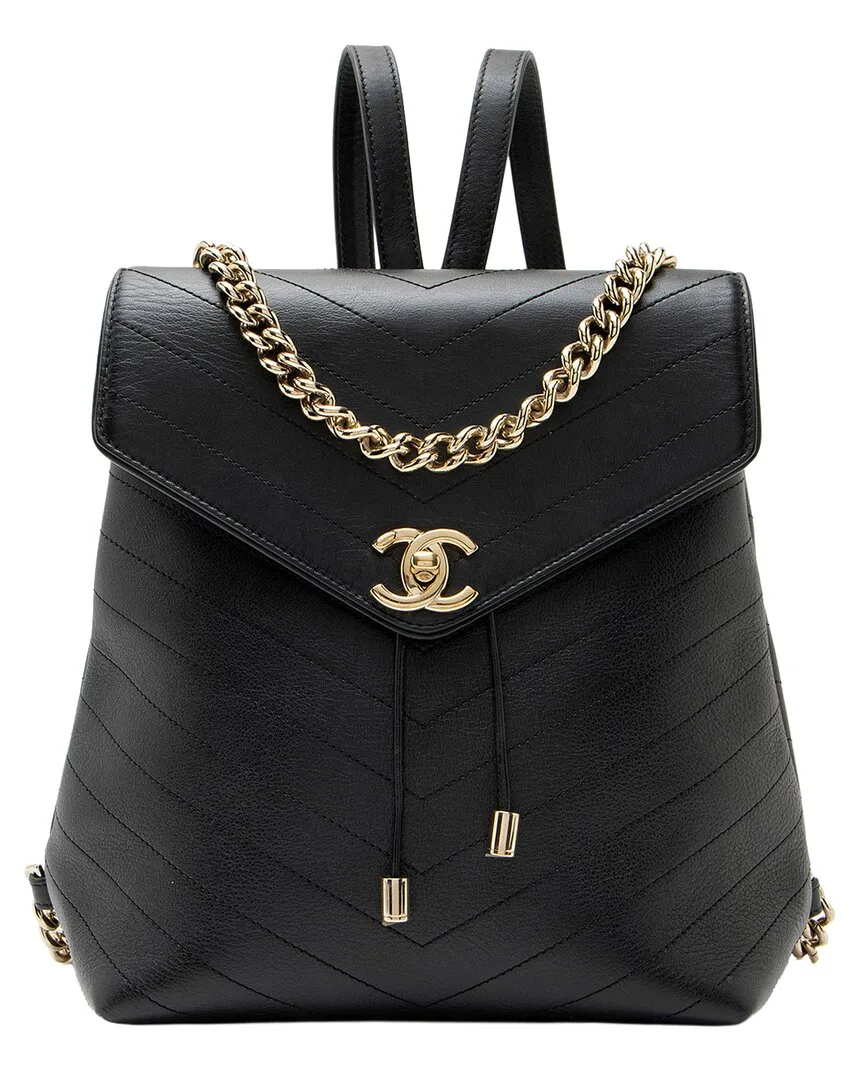 Quilted Calfskin CC Backpack (authentic Pre-Loved) by CHANEL