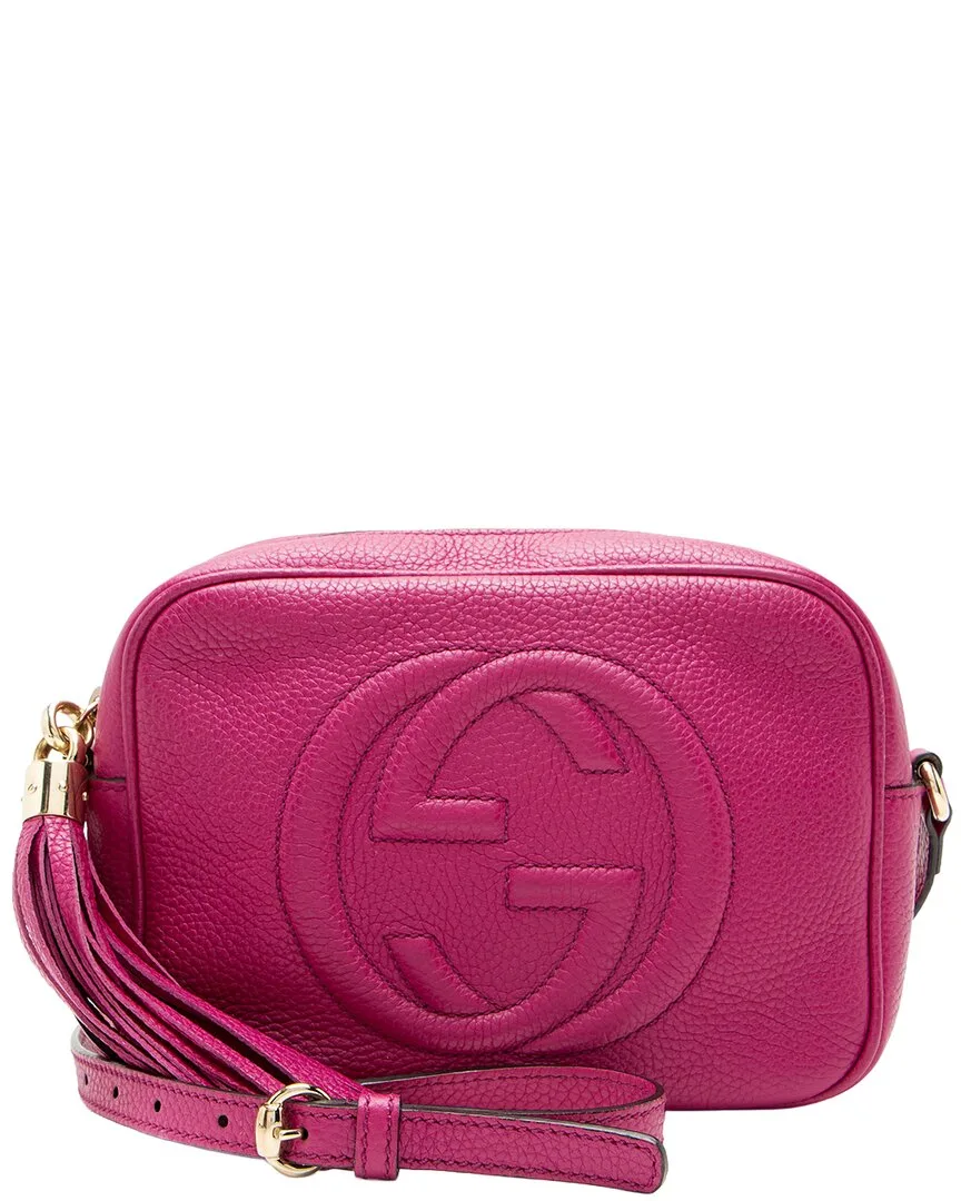 Pink Leather Soho Disco Bag (authentic Pre-Loved) by Gucci