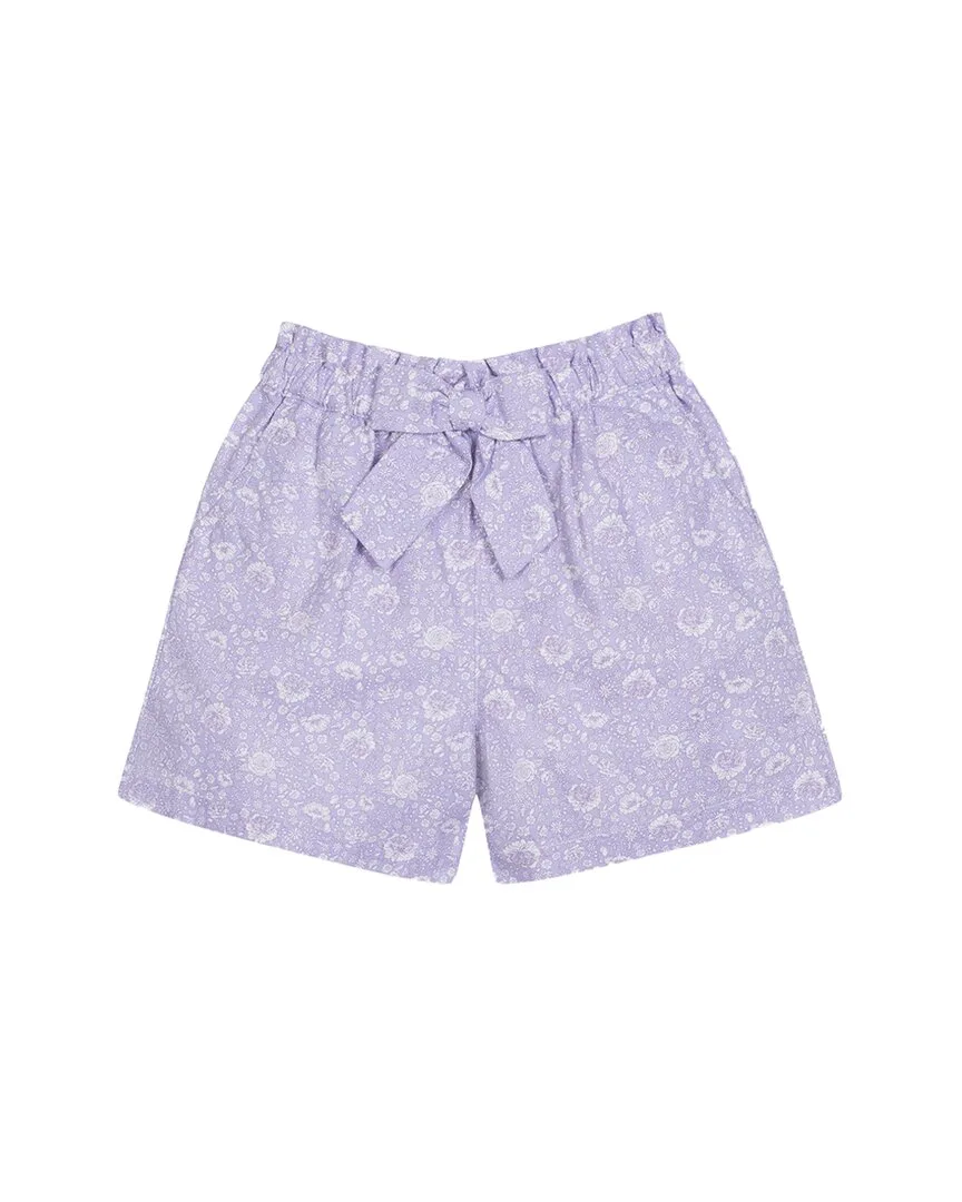 Cinch Waist Linen-Blend Short by Hope & Henry