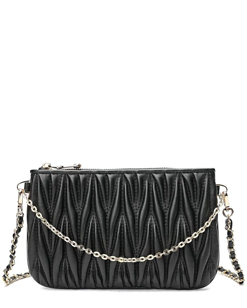 Mimi Leather Clutch by Tiffany & Fred Paris