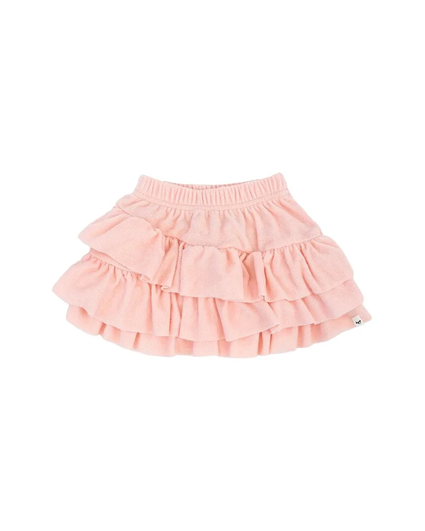 Terry Asymmetric Layered Skirt by Oh Baby