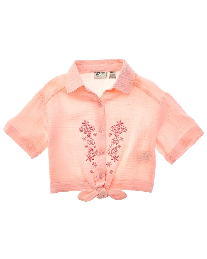 Flowy Knotted Shirt by Scotch & Soda