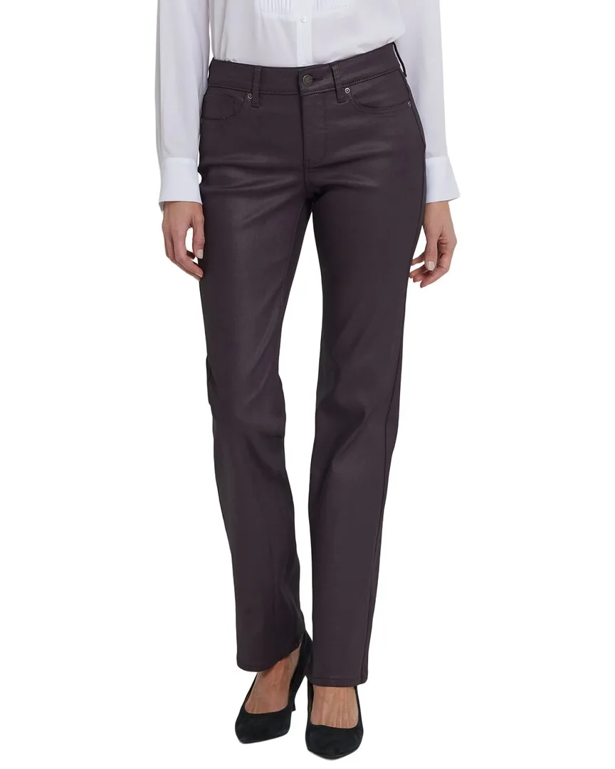Marilyn Fig Coated Straight Leg Jean