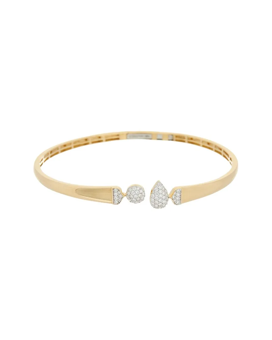 14K 0.47 ct. tw. Lab-Grown Diamond Bangle Bracelet