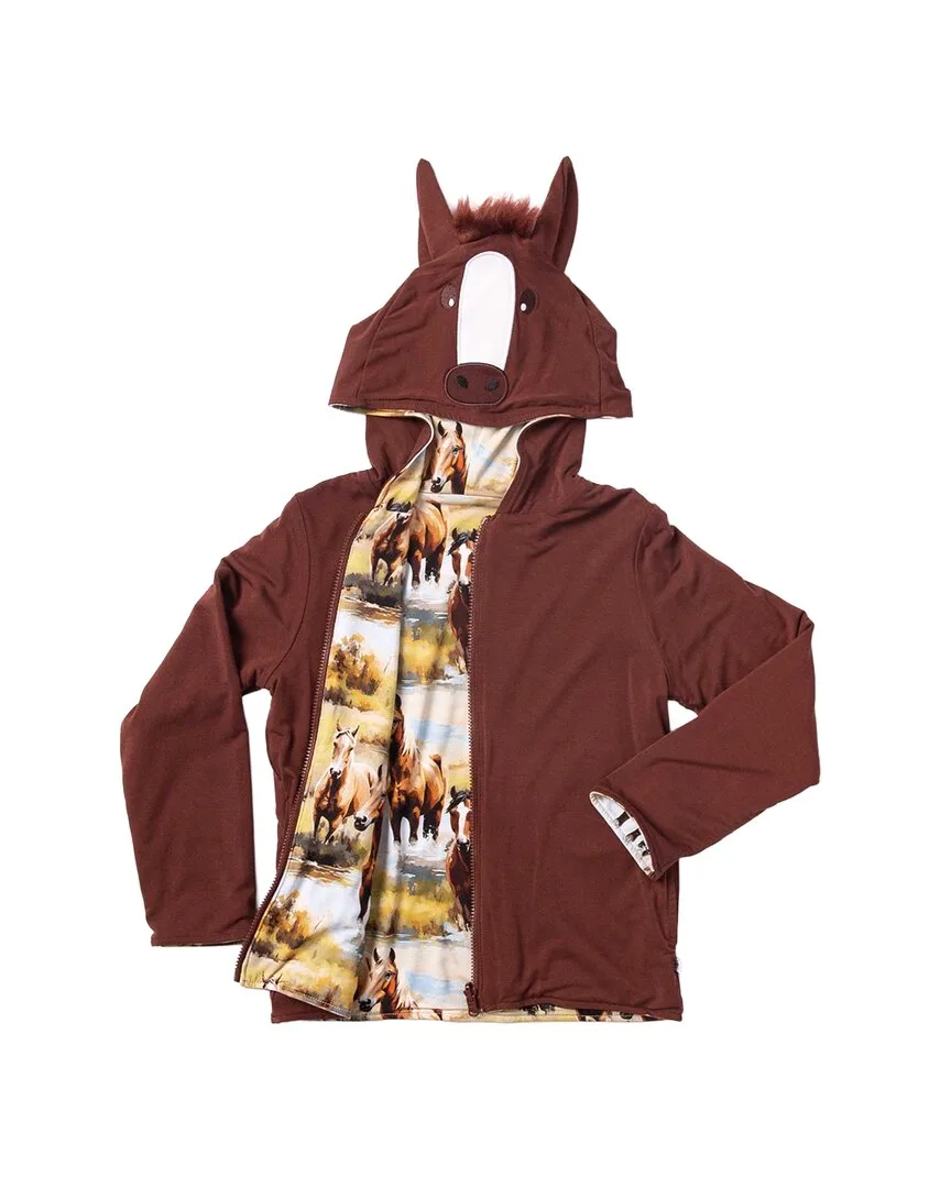 Horse of Course Reversible Jacket by Bums & Roses