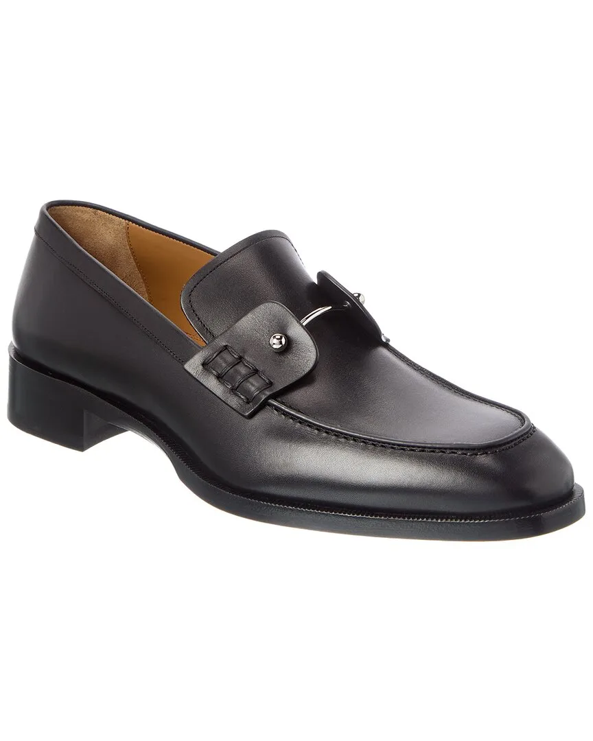 Chambelimoc Leather Loafer by Christian Louboutin
