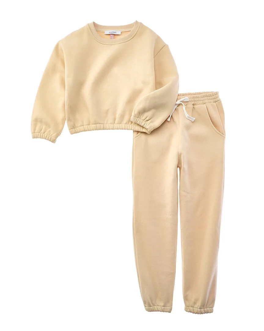 2Pc Top & Pant Jog Set by Marion