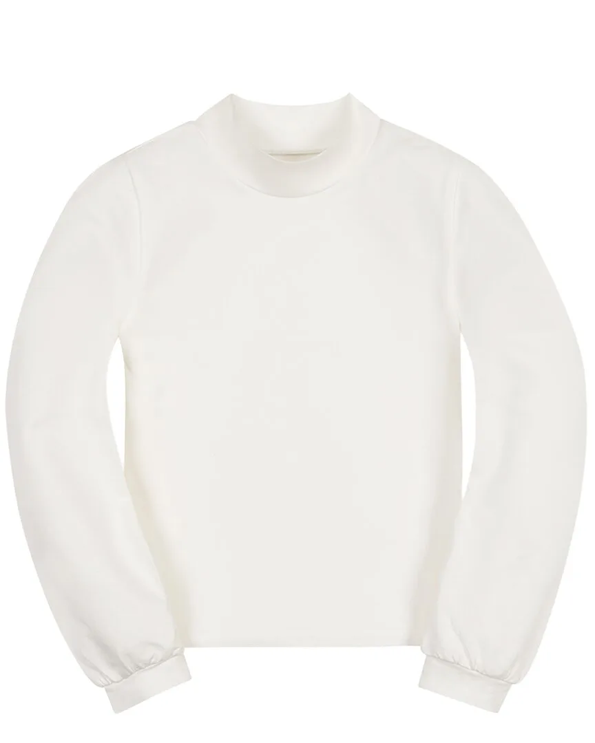 Organic Mock Neck Knit Top by Hope & Henry