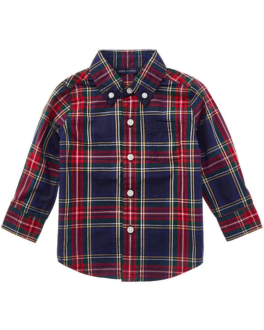 Tartan Poplin Shirt by Janie and Jack