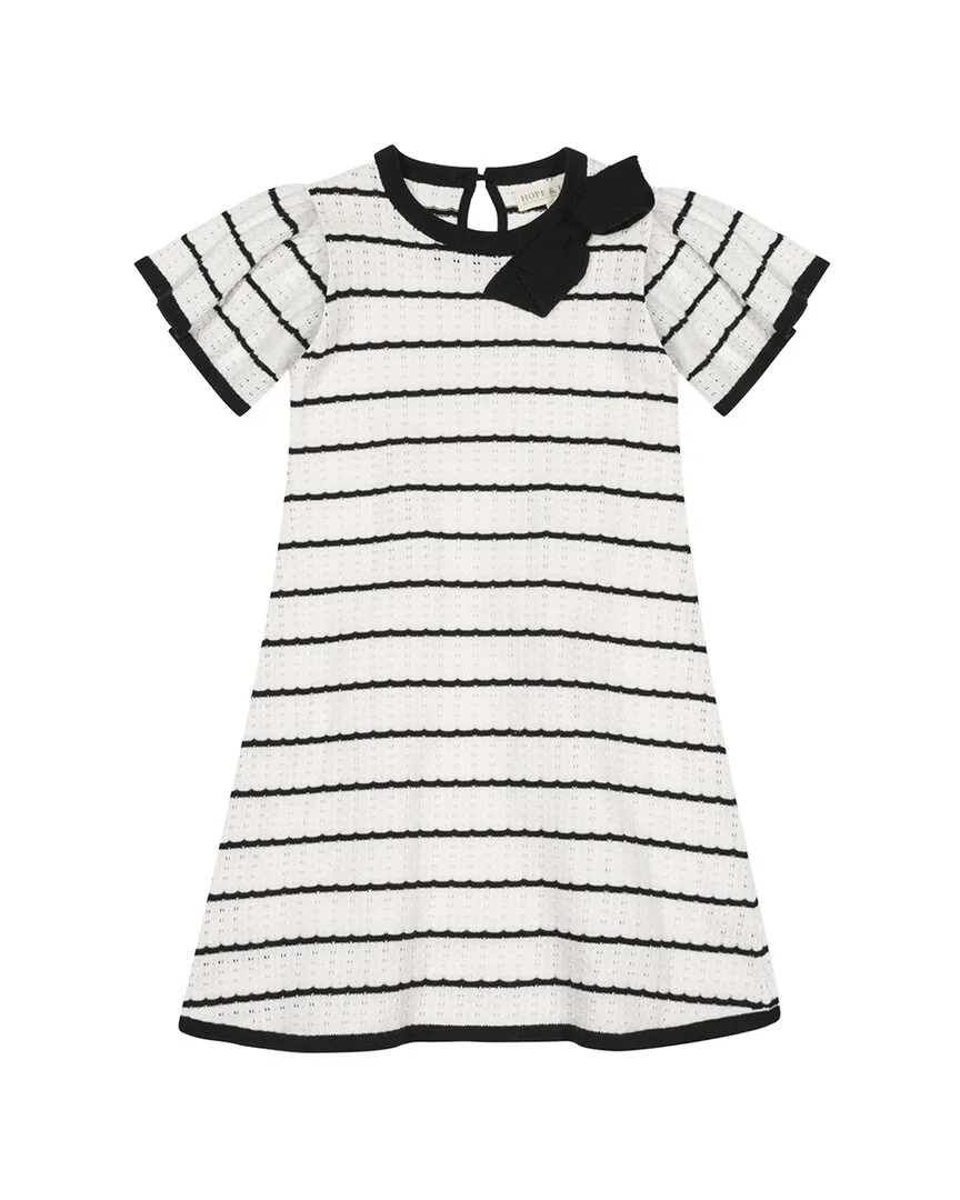 Organic Bow Detail Pointelle Sweater by Hope & Henry