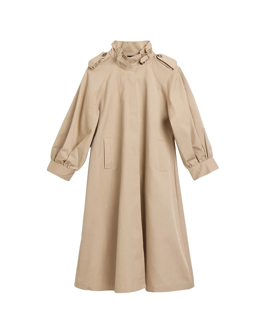 Isler Long Trench Coat by Bardot