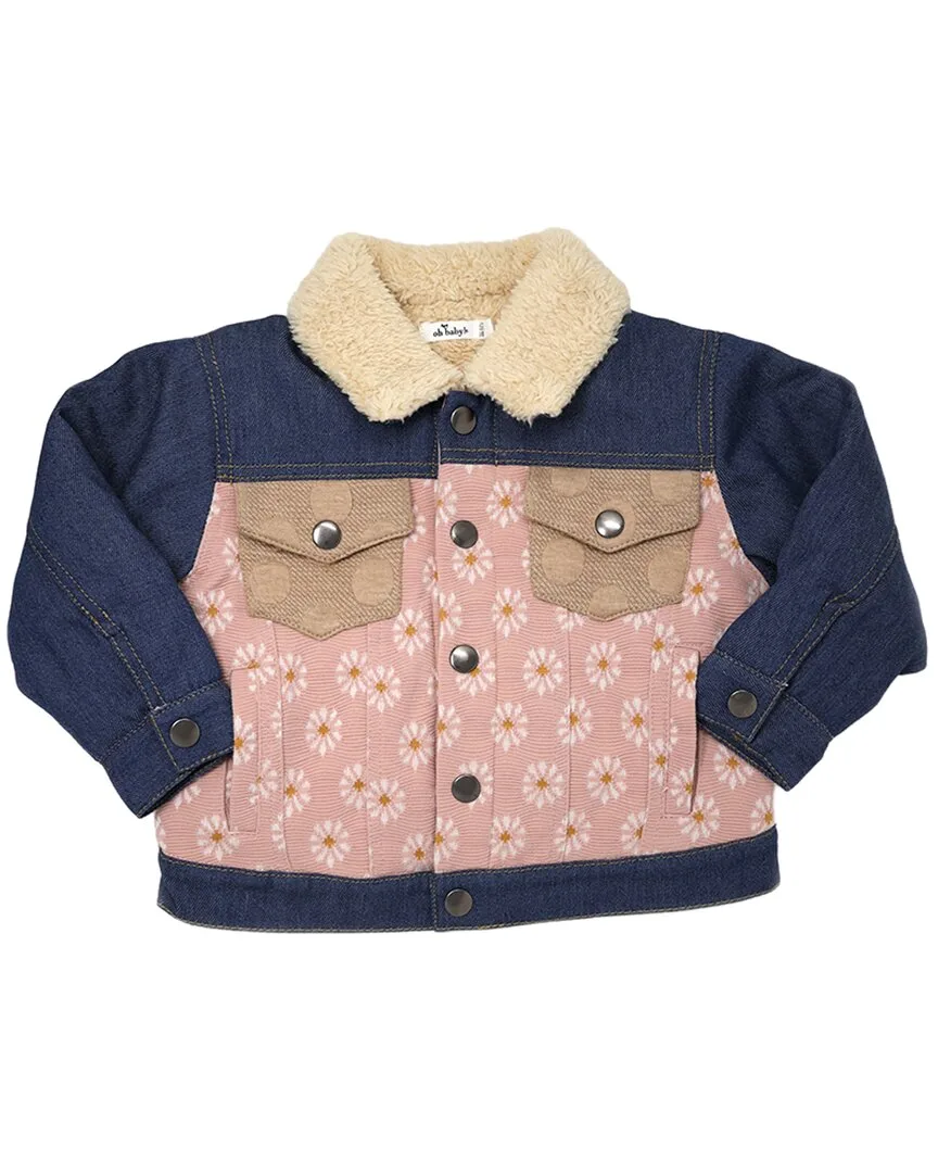 Quilted Sunrise Denim Jacket by Oh Baby