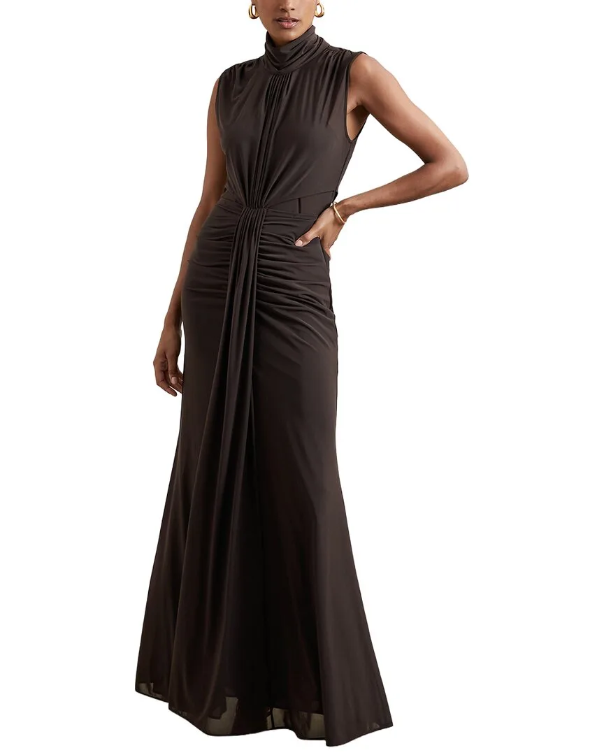 Daniella Ruched Sleeveless Maxi Dress