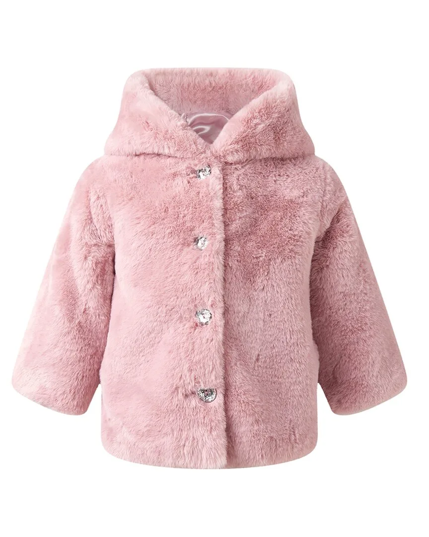 Faux Fur Short Jacket by Rachel Riley