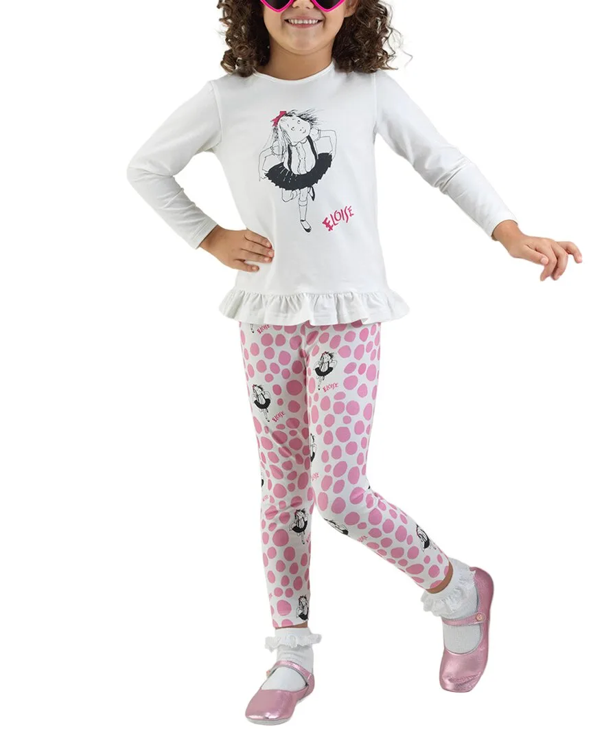 Eloise Polka Dot Jersey Legging Set by Rachel Riley