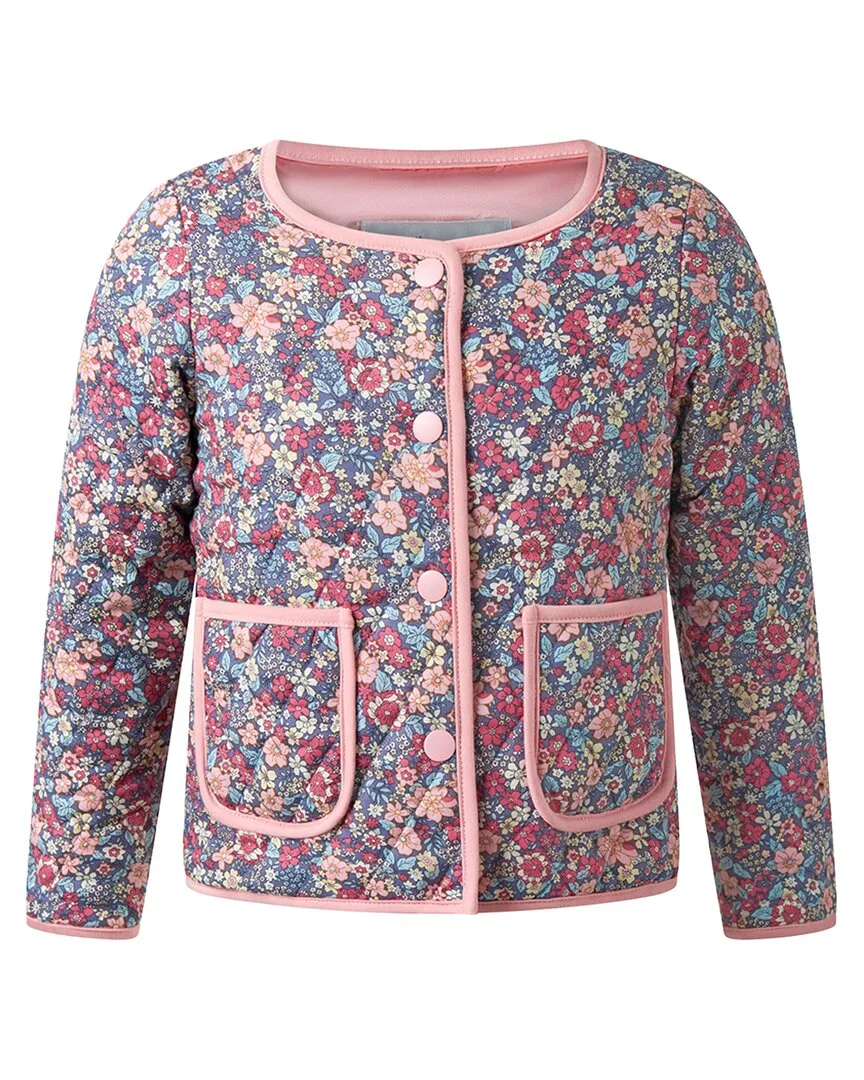 Floral Quilted Jacket by Rachel Riley
