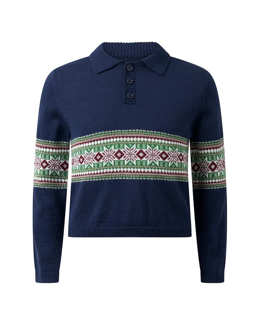 Fairisle Collar Sweater by Rachel Riley