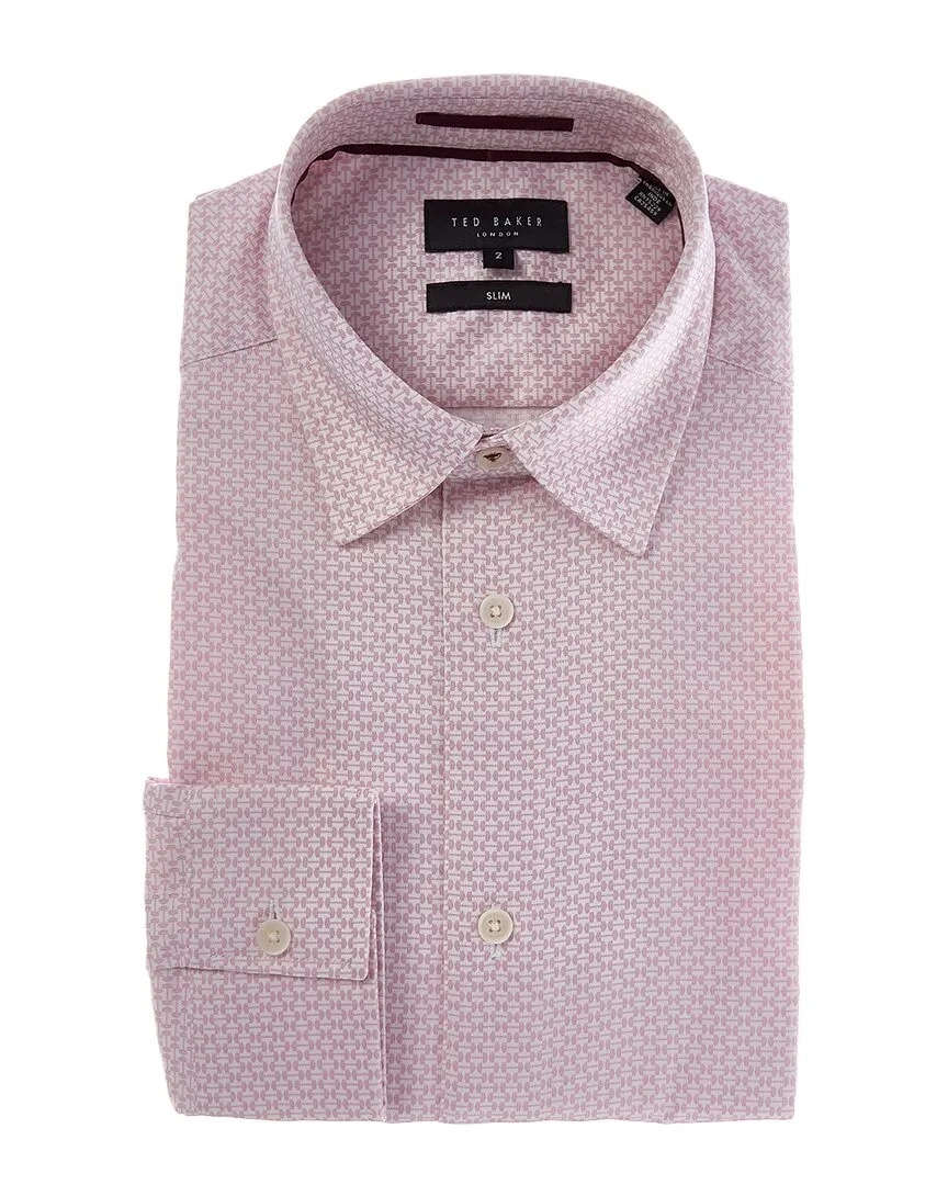 Faenza Geo Slim Fit Shirt by Ted Baker