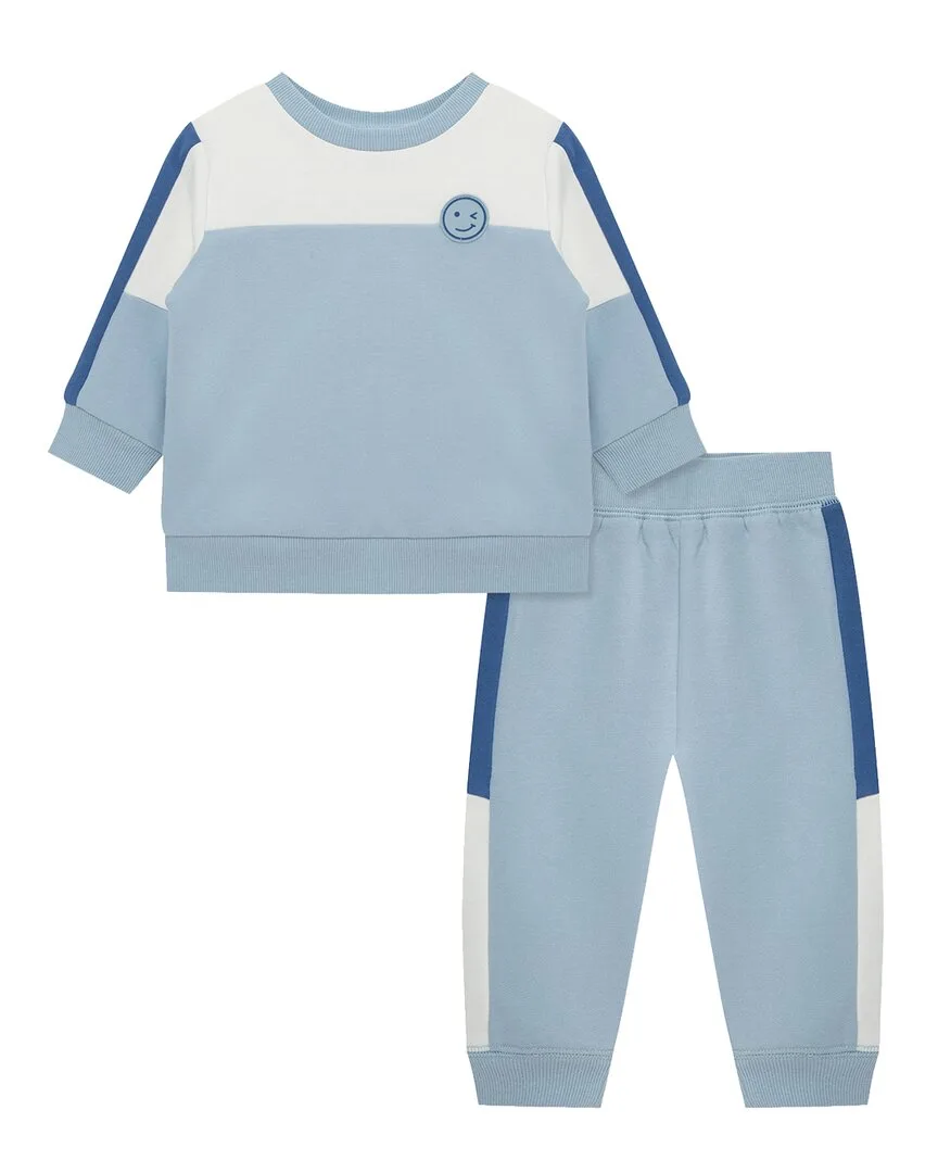 2Pc Colorblock Sweatshirt Set by Little Me