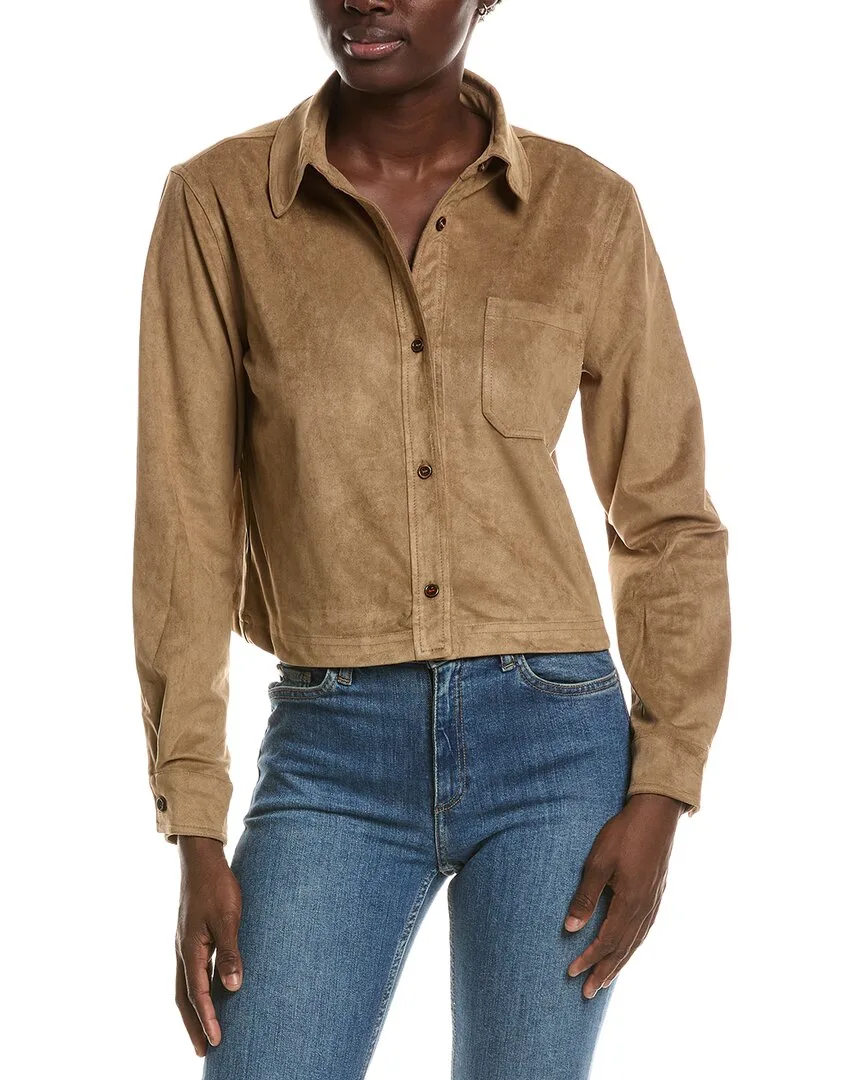 Cropped Button-Down Shirt by Hunter