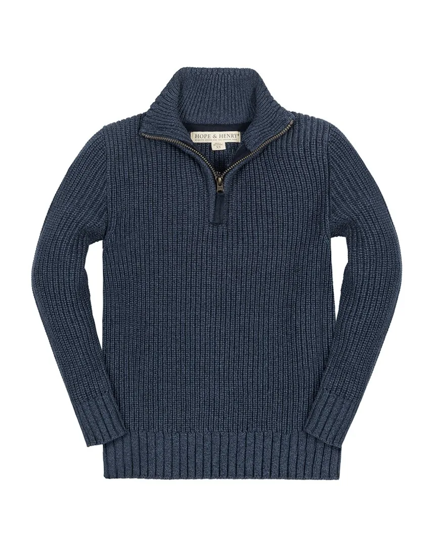 Organic Half Zip Sweater by Hope & Henry