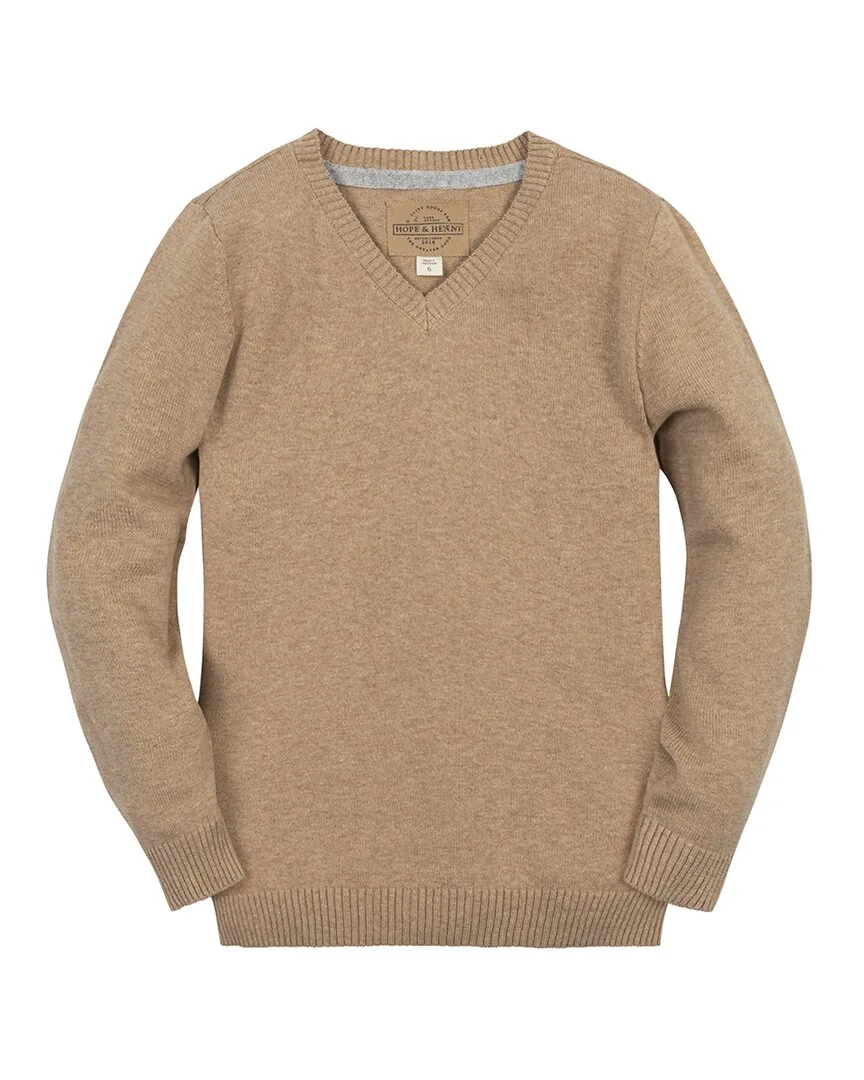 Organic V-Neck Sweater by Hope & Henry