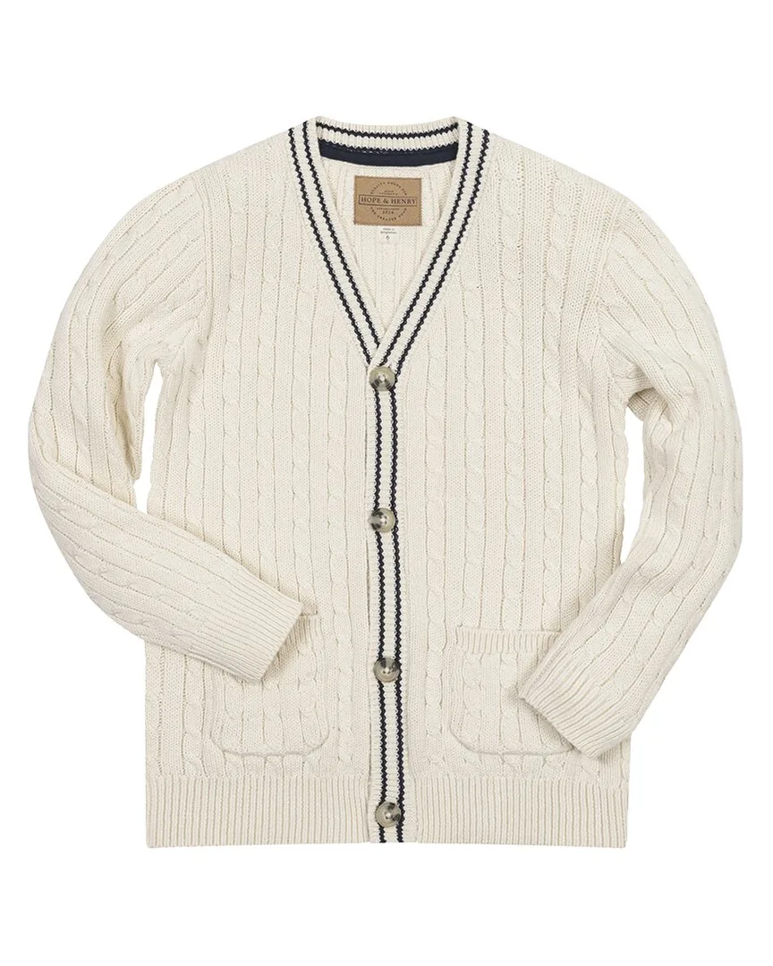Organic Cable Cardigan by Hope & Henry