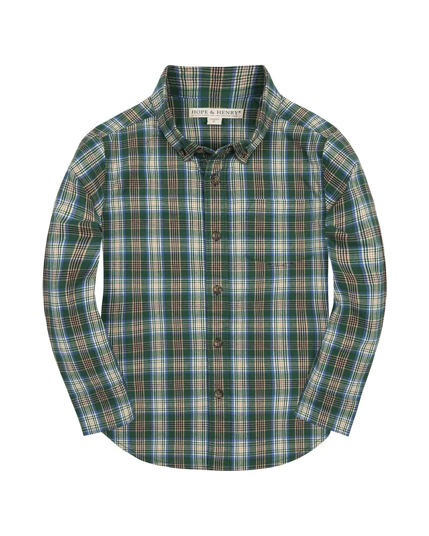 Organic Stretch Poplin Shirt by Hope & Henry