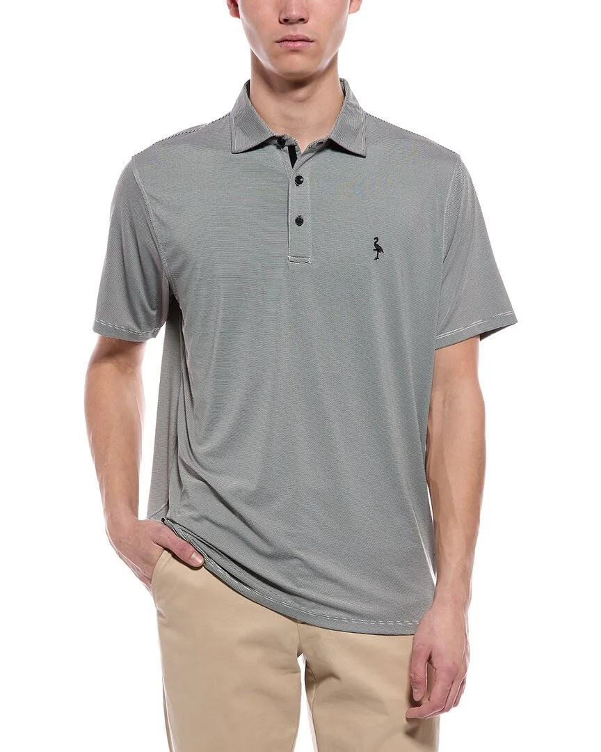 Mini Stripe Performance Polo Shirt by Tailorbyrd