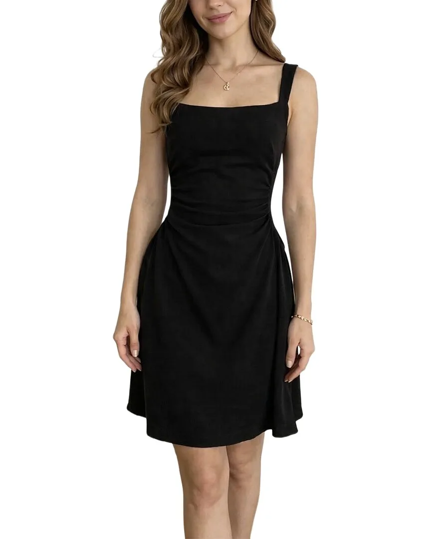 Solid Mini Dress