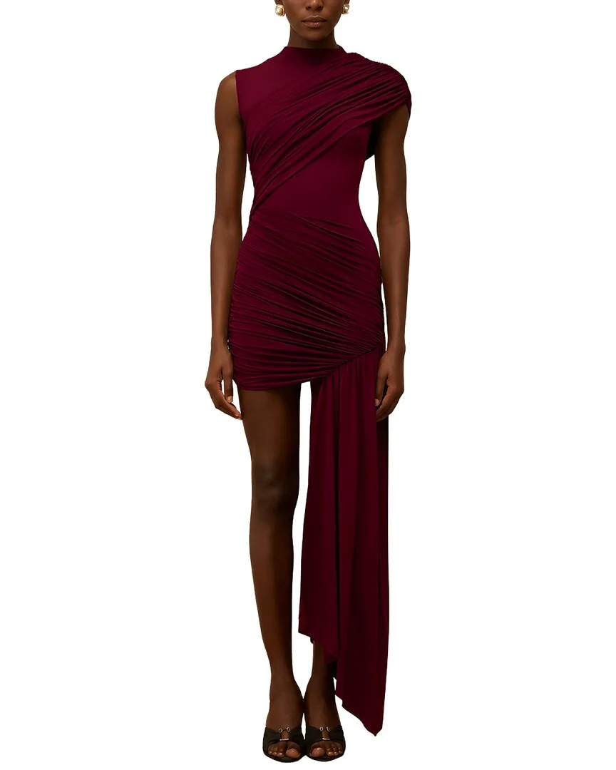 Solid Mini Dress by Lebrin Atelier