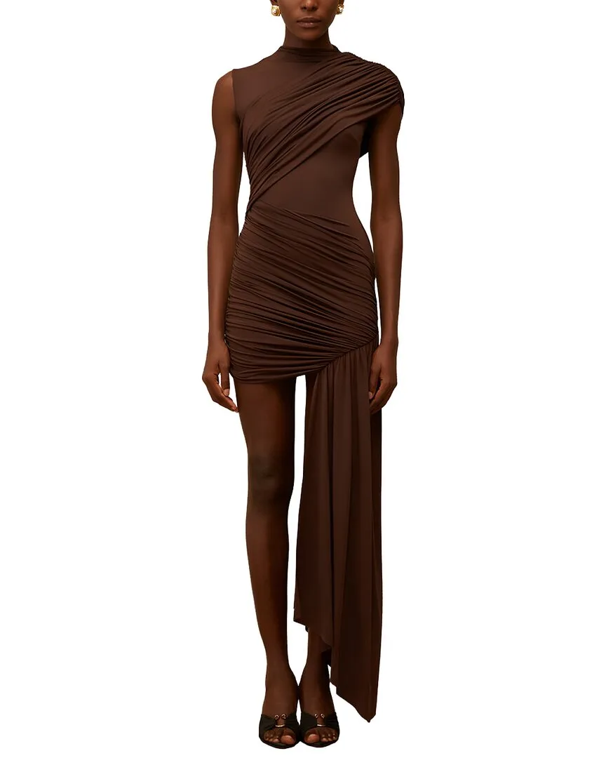 Solid Mini Dress