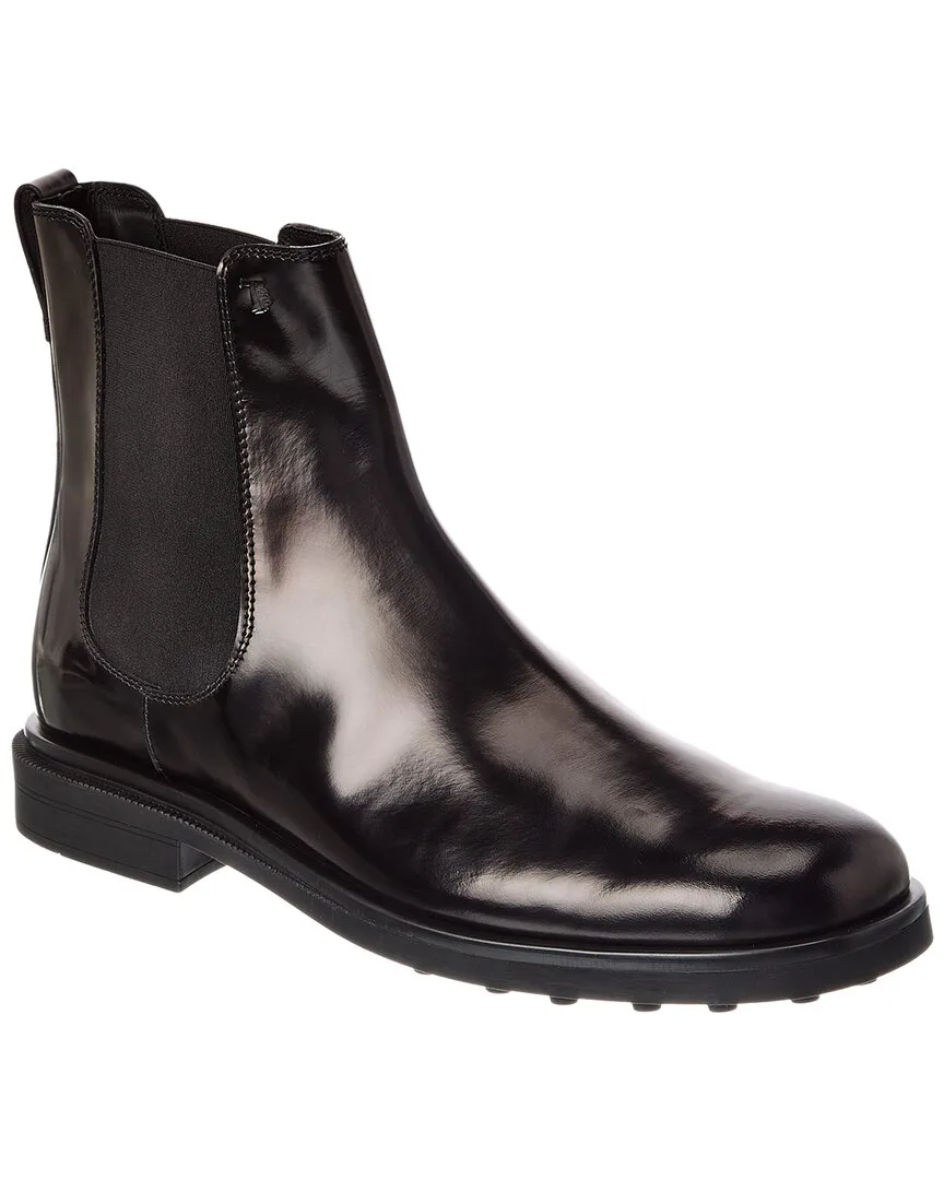 Liscio Leather Boot by Tod's