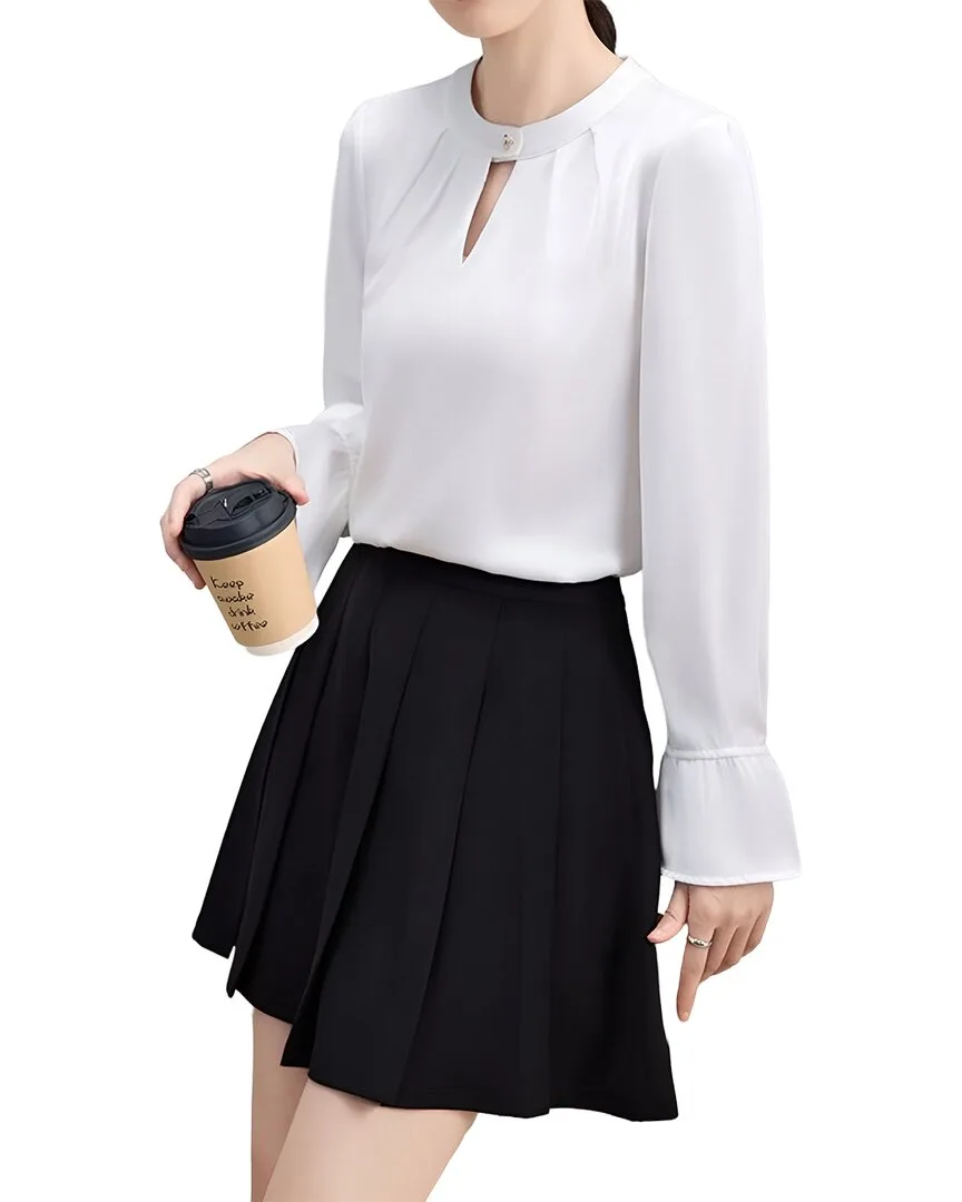 2Pc Shirt & Skirt Set by Adelin May