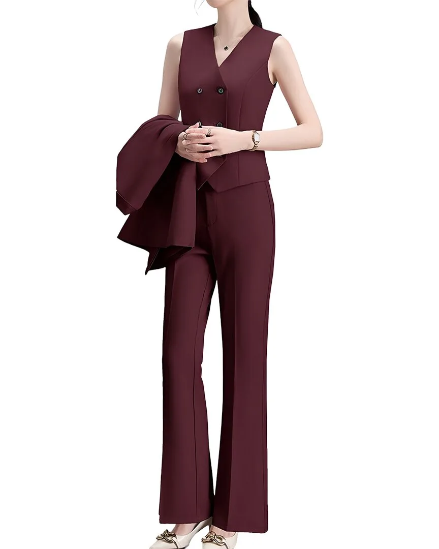 3Pc Jacket, Vest, & Pant Set by Adelin May