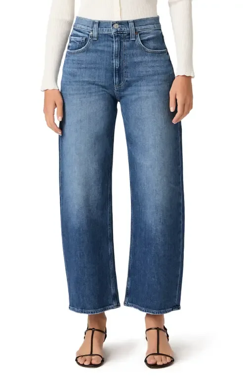 Arellia High Waist Ankle Barrel Jeans by PAIGE
