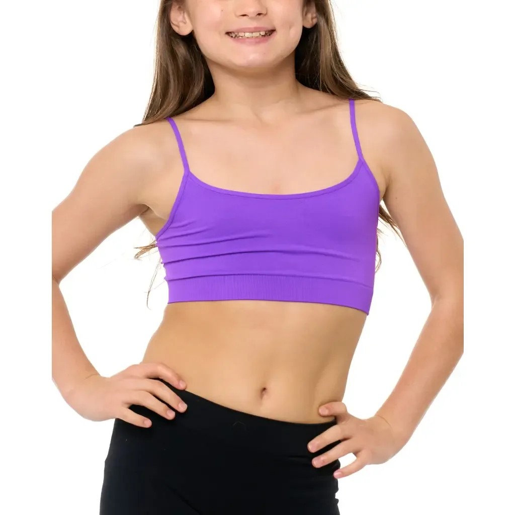Solid Bra Cami by Malibu Sugar