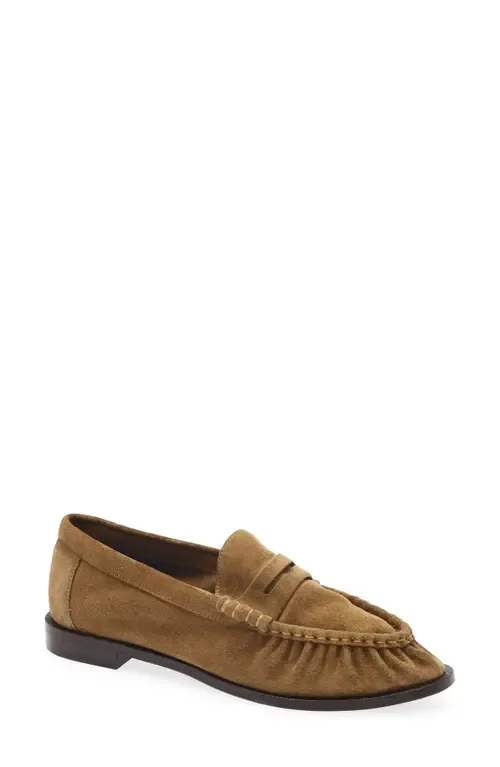 Lexi Penny Loafer in Dijon Suede