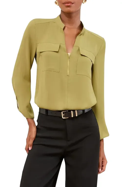 Half-Zip Shirt by Lipsy
