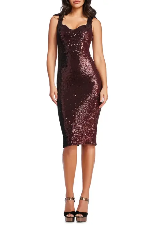 Sloane Sequin Sheath Dress by Dress the Population