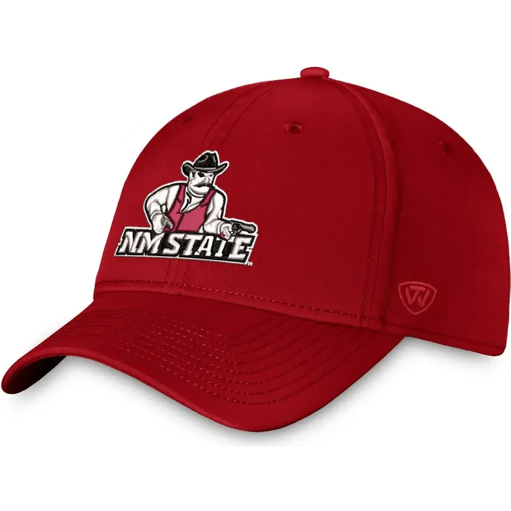 Top of the World Crimson New Mexico State Aggies Reflex Flex Hat by TOP OF THE WORLD
