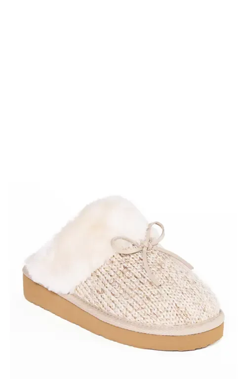 Fluffy Scuff Slipper by Minnetonka