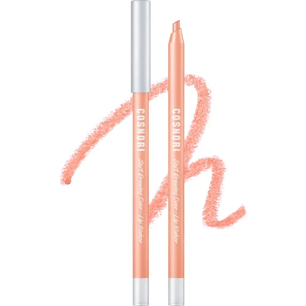 Soft Drawing Over-Lip Maker Lip Liner in 03 Nudy Peach by COSNORI