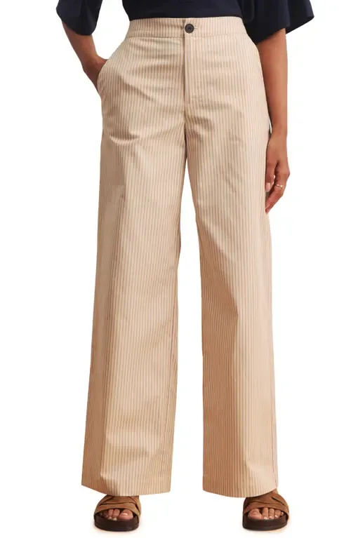 Eloise Pinstripe Wide Leg Pants