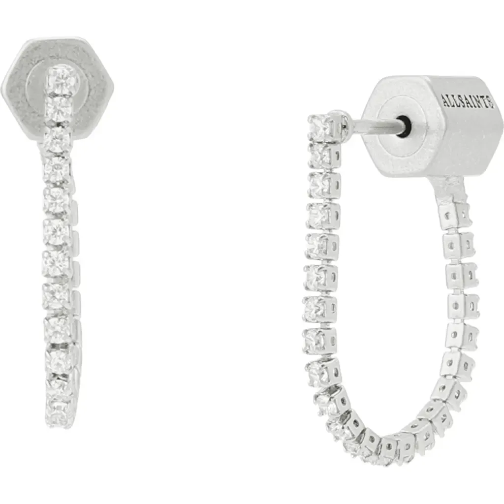 Front-to-Back Hoop Earrings by AllSaints