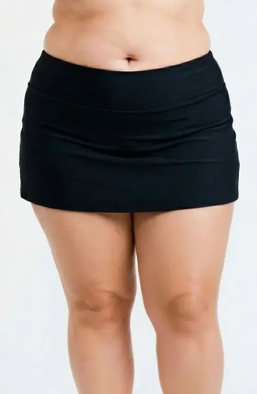 Short Swim Skort with Shorts by Calypsa