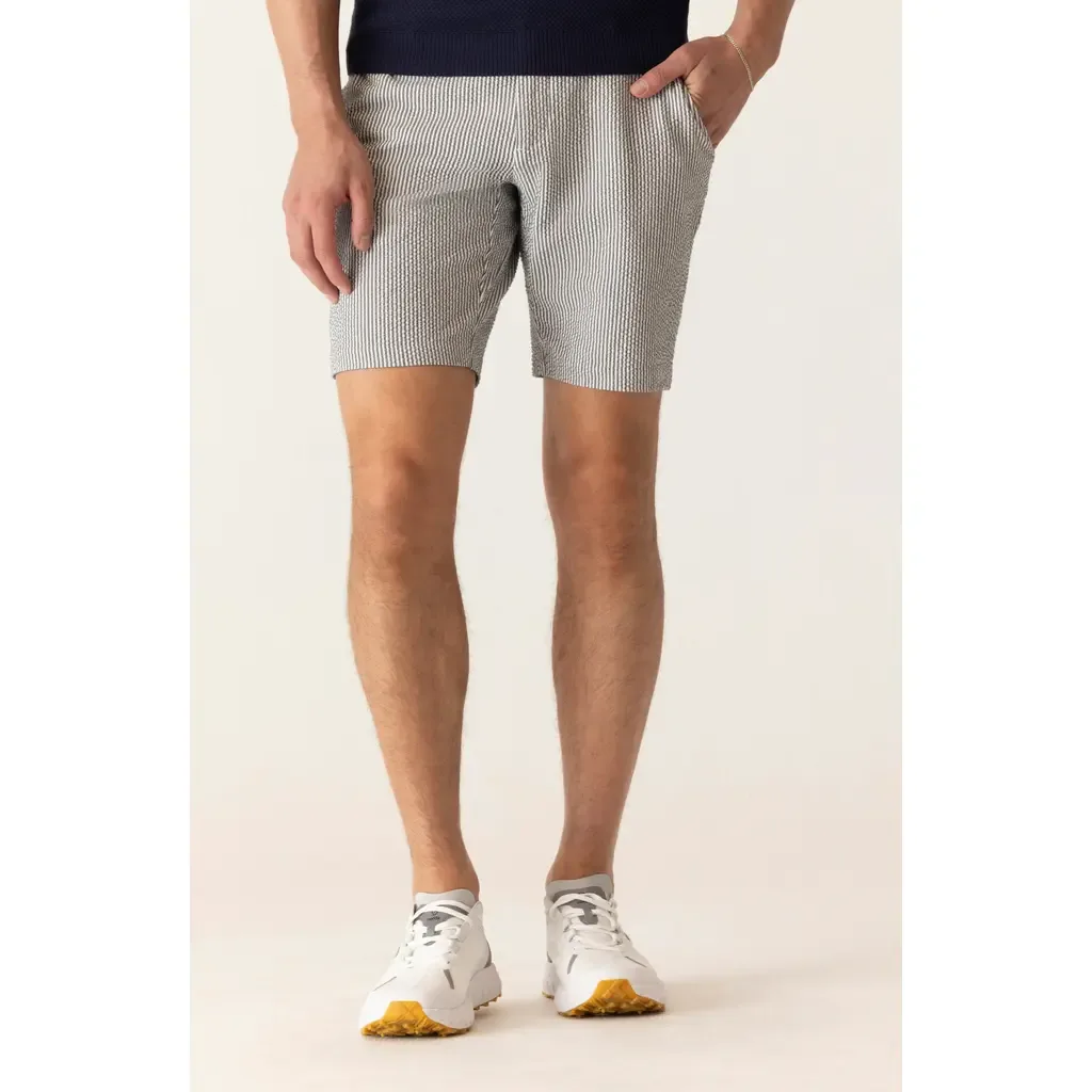 Oasis Supernatural Stretch Seersucker Bermuda Shorts by DEKE