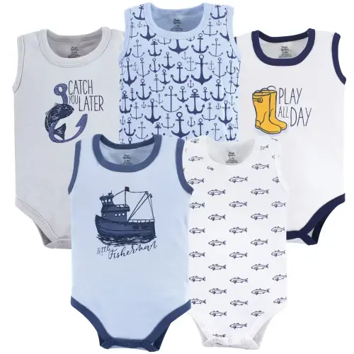 5Pk Sleeveless Bodysuits by Yoga Sprout