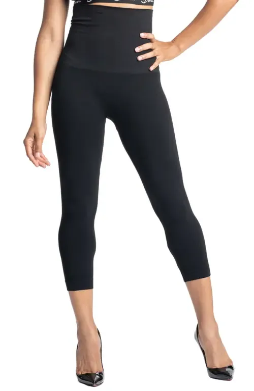 Snapback High Waist Crop Postpartum Leggings by Preggo Leggings