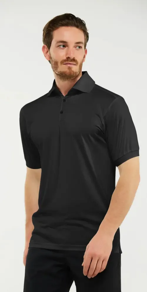Lightweight Performance Stretch Golf Polo Shirt by Mio Marino
